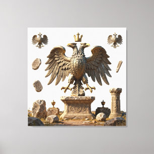 IllyrianAltarRelics-SacredEagleArtBundle 0 HERSYM  Canvas Print