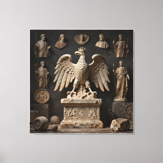 IllyrianAltarRelics-SacredEagleArtBundleVI HERSYM  Canvas Print (Front)