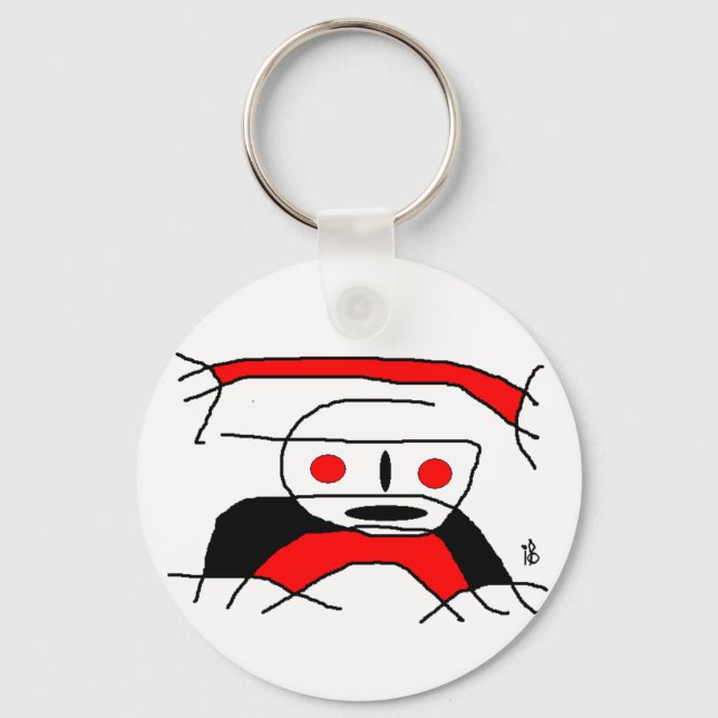 ilohua face keychain (Front)