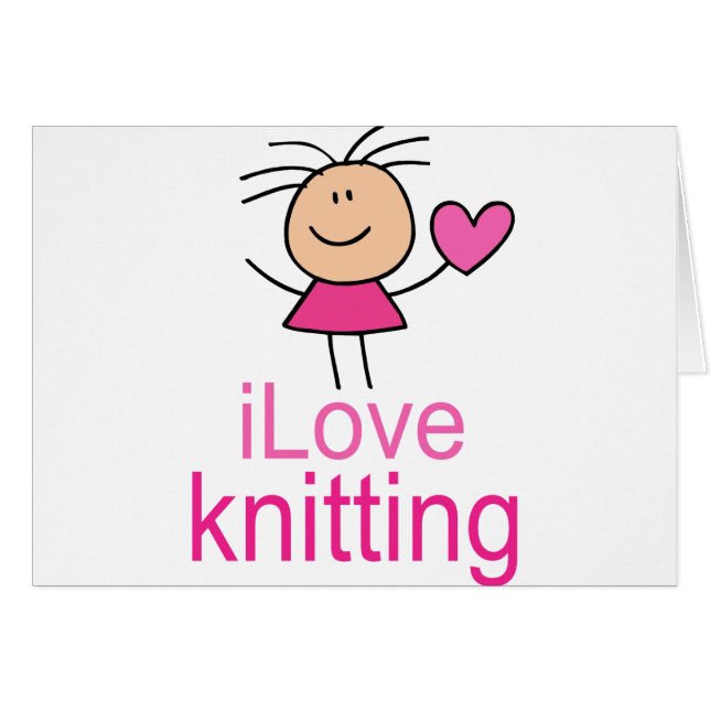 iLove Knitting Gift (Front Horizontal)