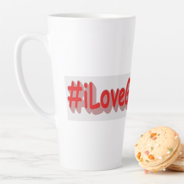 "#iLoveGEORGIA " Cute Design. Buy Now Latte Mug (In Situ)