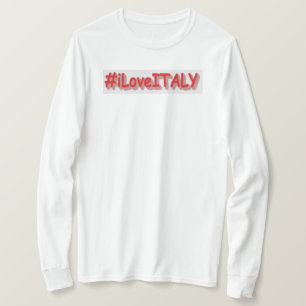 "#iLoveITALY" Cute Design. Buy Now T-Shirt