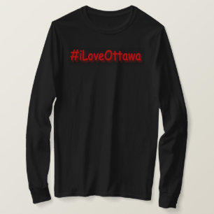 "#iLoveOttawa" Cute Design. Buy Now T-Shirt