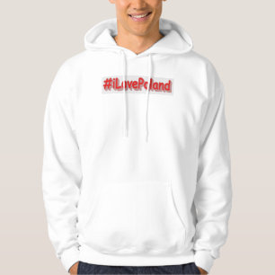 "#iLovePoland" Cute Design. Buy Now Hoodie