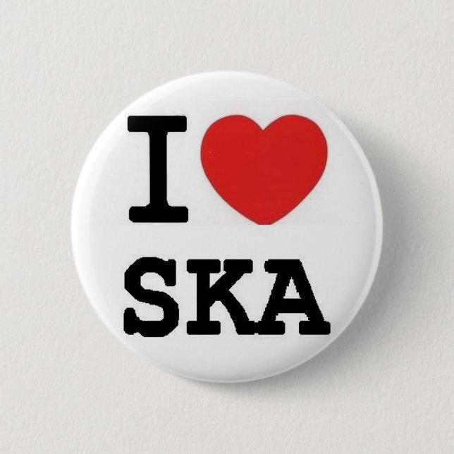 iloveska 2 inch round button (Front)