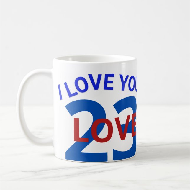 ilovr you coffee mug (Left)