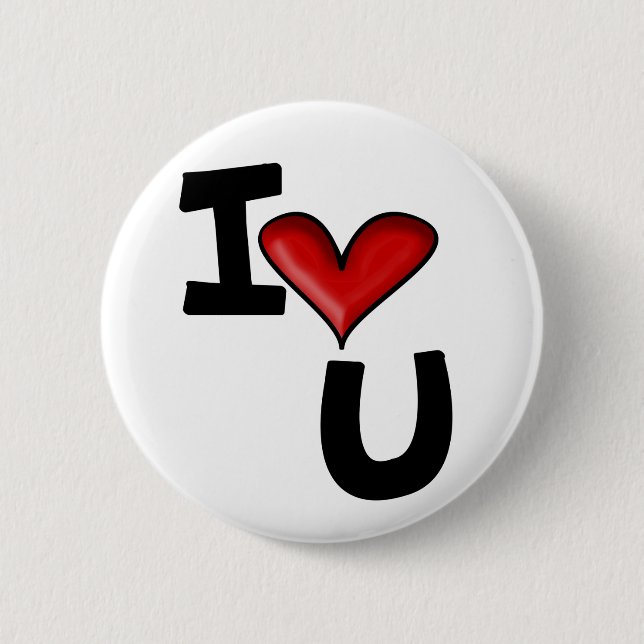 ilovu 2 inch round button (Front)