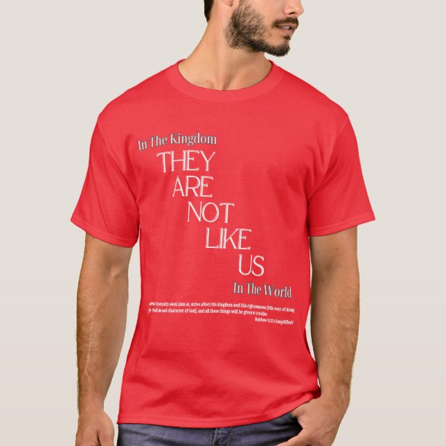 Ils Ne Sont Pas Comme Les T-shirts Américains (Devant)