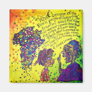 Ils Ont Perdu Leur Histoire Magnet Carré 2 Pouces