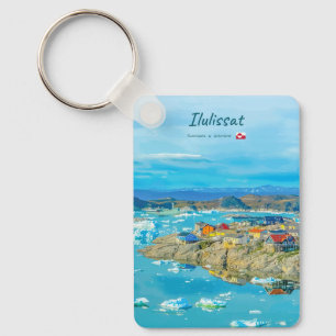 Ilulissat, Greenland - Iceberg Town Classic Keychain