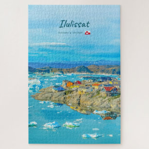 Ilulissat, Greenland - Iceberg Town Jigsaw Puzzle