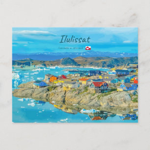 Ilulissat, Greenland - Iceberg Town Postcard