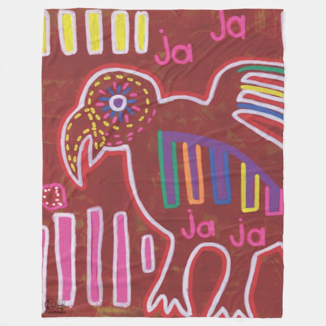 Ilustración de Mola4 Fleece Blanket (Front)