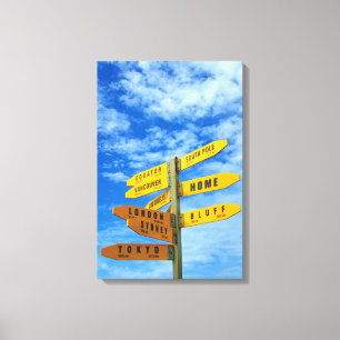 iLUV TRAVEL 16x24 Canvas Print