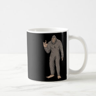 Ily Big Foot Asl Hand Gesture Deaf Hearing Loss Aw Coffee Mug