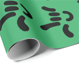 ILY (I Love You) ASL - Gift Wrapping GREEN Wrapping Paper