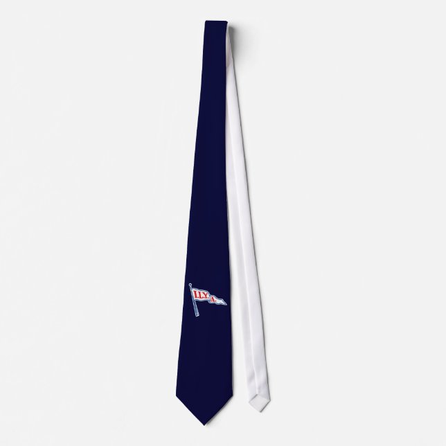 ILYA Burgee Navy tie (Front)