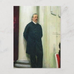 Ilya Repin- Portrait of composer and chemist Postcard