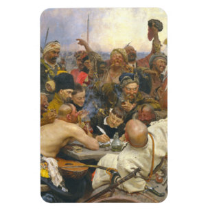 Ilya Repin Reply of the Zaporozhian Cossacks Magnet