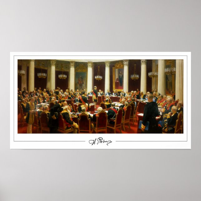 Ilya Repin Zedign Art Poster #31 (Front)
