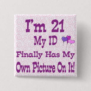 I'm 21 Button ID