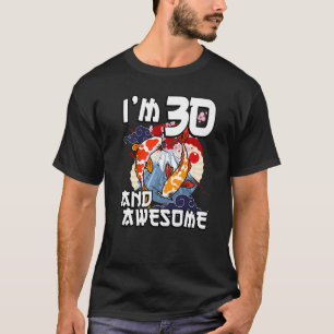 I'm 30 And Awesome Japanese Carp Koi Fish Birthday T-Shirt