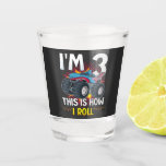 I'm 3 This is how I roll Monster Truck Shot Glass<br><div class="desc">I'm 3 This is how I roll Monster Truck 3rd Birthday Boys Family Matching Design Gift Shot glass Classic Collection.</div>