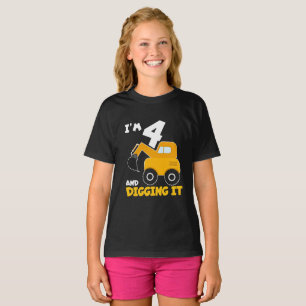 I'm 4 and Digging It  T-Shirt