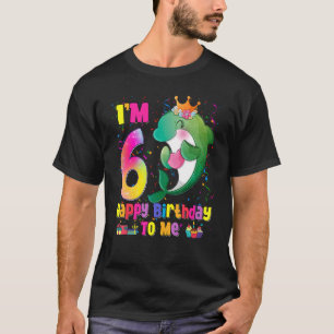 I'm 6 Years Old 6th Birthday Girls Teens Dolphin T-Shirt
