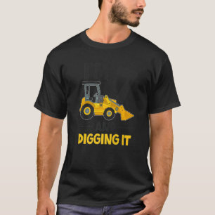 I'm 7 And Digging It 7 Years Old 7th Birthday Trac T-Shirt