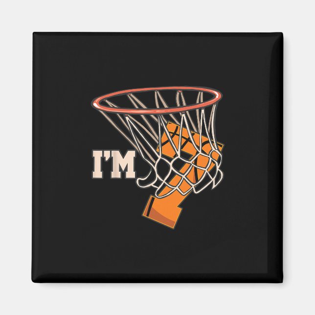 I'm 7 Sketll Theme Birthday Party Celebration 7th  Magnet (Front)