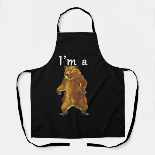 I'm a Bear Grizzly and Brown Bears Apron