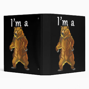 I'm a Bear Grizzly and Brown Bears Binder