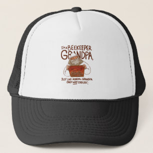 I'M A BEEKEEPER GRANDPA JUST LIKE NORMAL GRANDPA TRUCKER HAT