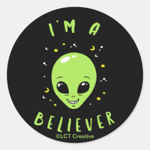 I'm A Believer Classic Round Sticker