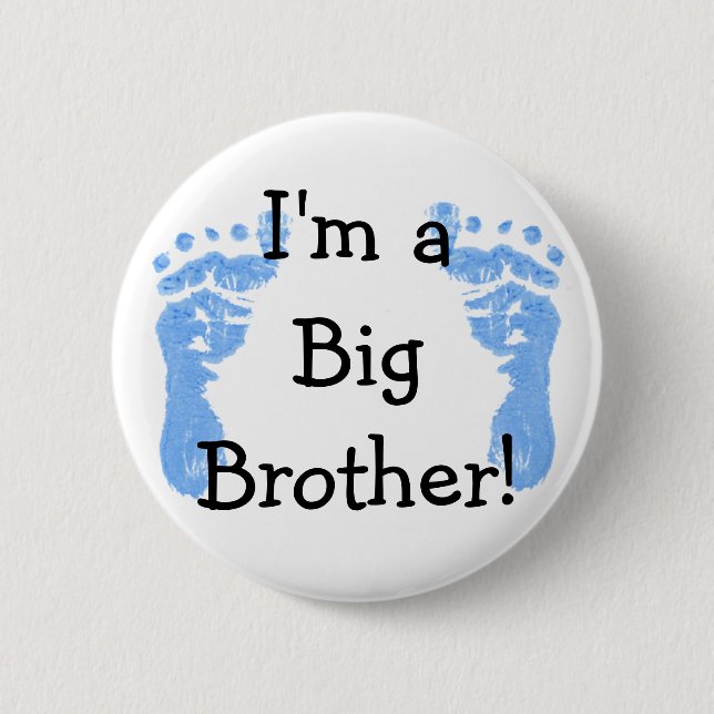 I'm a Big Brother! 2 Inch Round Button (Front)
