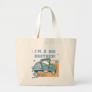 I'm a Big Brother - Truck Tshirts and Gifts Large Tote Bag