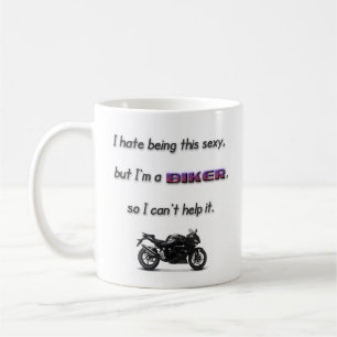 'I'm a BIKER' coffee mug