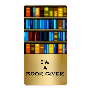 I'm A Book Giver Bookplate Sticker Labels