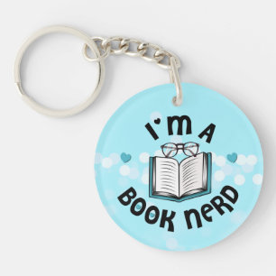 I'm A Book Nerd Keychain
