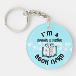 I'm A Brenda K Davies Book Nerd Keychain
