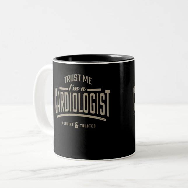 I'm a Cardiologist Two-Tone Coffee Mug (Front Left)