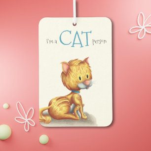 I'm a Cat Person Cute Illustrated Air Freshener