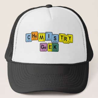 I'M A CHEMISTRY GEEK1 TRUCKER HAT