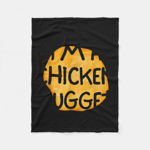 I'm A Chicken Nugget Funny Lazy Easy Halloween Cos Fleece Blanket