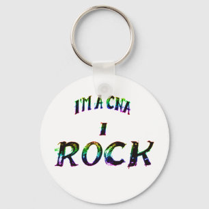 I'M A CNA...I ROCK KEYCHAIN
