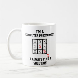 Im A Computer Programmer I Always Find A Solution  Coffee Mug