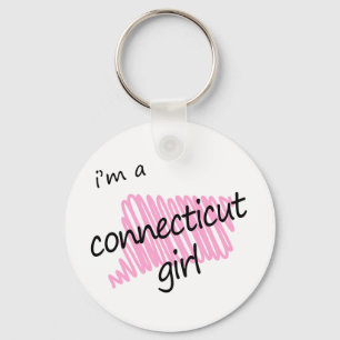 I'm a Connecticut Girl Keychain