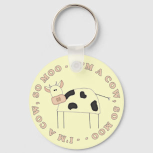 I'm a Cow T-shirts and Gifts Keychain