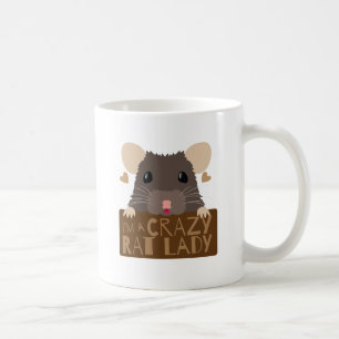 I'm a crazy rat lady coffee mug
